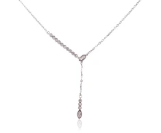 Diamond Sky Jewelry Sidabrinis vėrinys su cirkoniais „Šviesos Tėkmė“