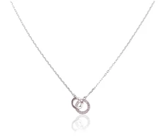 Diamond Sky Jewelry Sidabrinis vėrinys su cirkoniais „Žiedų Šokis“