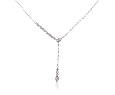 Diamond Sky Jewelry Sidabrinis vėrinys su cirkoniais „Šviesos Tėkmė“