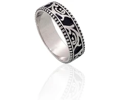 Diamond Sky Jewelry Sidabrinis žiedas „Damascus Vine“