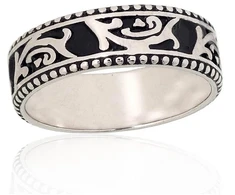Diamond Sky Jewelry Sidabrinis žiedas „Damascus Vine“