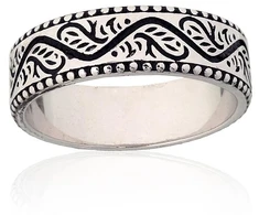 Diamond Sky Jewelry Sidabrinis žiedas „Damascus Vine II“