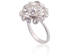 Diamond Sky Jewelry Sidabrinis žiedas „Dandelion“