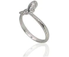 Diamond Sky Jewelry Sidabrinis žiedas „Gyvatė II“