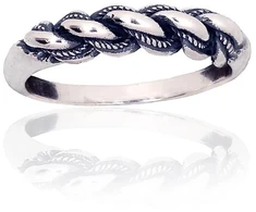 Diamond Sky Jewelry Sidabrinis žiedas „Namejs IX“