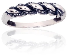 Diamond Sky Jewelry Sidabrinis žiedas „Namejs IX“