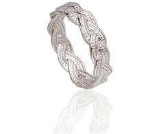 Diamond Sky Jewelry Sidabrinis žiedas „Namejs V“