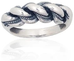 Diamond Sky Jewelry Sidabrinis žiedas „Namejs II“