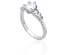 Diamond Sky Jewelry Sidabrinis žiedas su cirkoniais „Frozen Light“