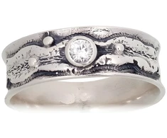 Diamond Sky Jewelry Sidabrinis žiedas su cirkoniais „Twilight Vow“