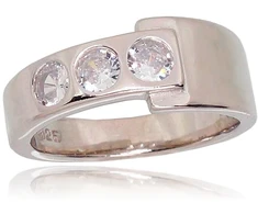 Diamond Sky Jewelry Sidabrinis žiedas su cirkoniais „Sidabrinis Constellation“