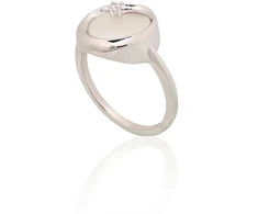 Diamond Sky Jewelry Sidabrinis žiedas su cirkoniais ir perlamutru „Falling Star“