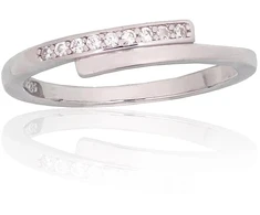 Diamond Sky Jewelry Sidabrinis žiedas su cirkoniais „Kristalo Takas VI“