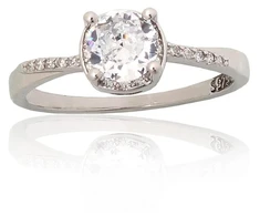 Diamond Sky Jewelry Sidabrinis žiedas su cirkoniais „Junona IX“