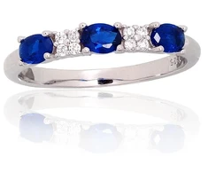 Diamond Sky Jewelry Sidabrinis žiedas su cirkoniais „Kamelija III“