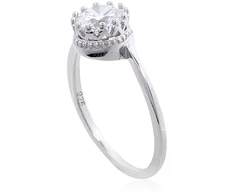 Diamond Sky Jewelry Sidabrinis žiedas su cirkoniais „Prabanga III“