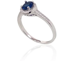 Diamond Sky Jewelry Sidabrinis žiedas su cirkoniais „Širdys ir Strėlės VII“