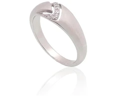 Diamond Sky Jewelry Sidabrinis žiedas su cirkoniais „Kristalo Takas V“