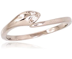 Diamond Sky Jewelry Sidabrinis žiedas su cirkoniais „Cobra“