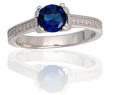 Diamond Sky Jewelry Sidabrinis žiedas su cirkoniais „Naujoji Klasika“