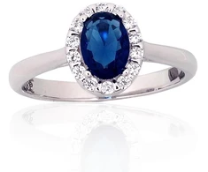 Diamond Sky Jewelry Sidabrinis žiedas su cirkoniais „Ferro“
