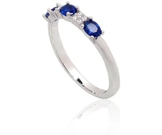 Diamond Sky Jewelry Sidabrinis žiedas su cirkoniais „Kamelija III“