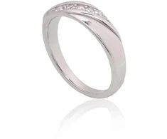 Diamond Sky Jewelry Sidabrinis žiedas su cirkoniais „Kristalo Takas VIII“