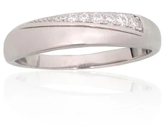 Diamond Sky Jewelry Sidabrinis žiedas su cirkoniais „Kristalo Takas IX“
