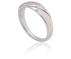 Diamond Sky Jewelry Sidabrinis žiedas su cirkoniais „Kristalo Takas VIII“
