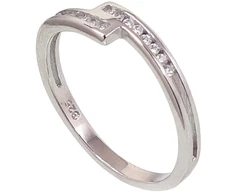 Diamond Sky Jewelry Sidabrinis žiedas su cirkoniais „Kometa V“