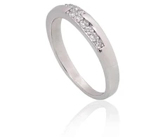 Diamond Sky Jewelry Sidabrinis žiedas su cirkoniais „Kristalo Takas VII“