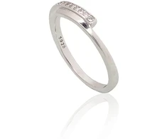 Diamond Sky Jewelry Sidabrinis žiedas su cirkoniais „Kristalo Takas VI“