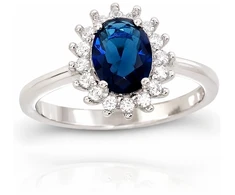 Diamond Sky Jewelry Sidabrinis žiedas su cirkoniais „Ferro VI“
