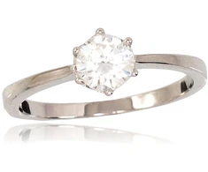 Diamond Sky Jewelry Sidabrinis žiedas su cirkoniais „Juno XVIII“