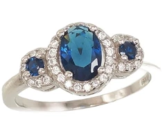 Diamond Sky Jewelry Sidabrinis žiedas su cirkoniais „Ferro VII“