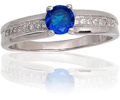 Diamond Sky Jewelry Sidabrinis žiedas su cirkoniais „Sophie III“