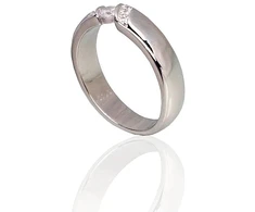 Diamond Sky Jewelry Sidabrinis žiedas su cirkoniais „Tokijas II“