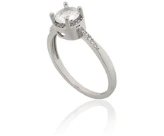 Diamond Sky Jewelry Sidabrinis žiedas su cirkoniais „Junona IX“