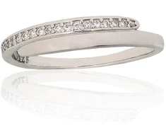 Diamond Sky Jewelry Sidabrinis žiedas su cirkoniais „Moonlit Path“