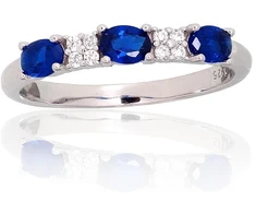 Diamond Sky Jewelry Sidabrinis žiedas su cirkoniais „Kamelija III“