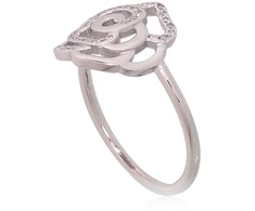 Diamond Sky Jewelry Sidabrinis žiedas su cirkoniais „Rose III“