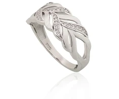 Diamond Sky Jewelry Sidabrinis žiedas su cirkoniais „Louise VIII“