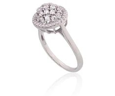 Diamond Sky Jewelry Sidabrinis žiedas su cirkoniais „Generosity“