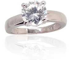 Diamond Sky Jewelry Sidabrinis žiedas su cirkoniais „Juno“