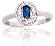 Diamond Sky Jewelry Sidabrinis žiedas su cirkoniais „Dangaus Dovana III“