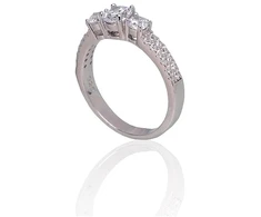 Diamond Sky Jewelry Sidabrinis žiedas su cirkoniais „Frozen Light II“