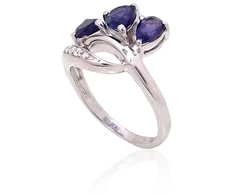 Diamond Sky Jewelry Sidabrinis žiedas su cirkoniais ir ametistais „Amethyst Tale“