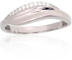 Diamond Sky Jewelry Sidabrinis žiedas su cirkoniais „Kristalo Takas III“
