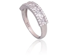 Diamond Sky Jewelry Sidabrinis žiedas su cirkoniais „Marquise“