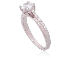Diamond Sky Jewelry Sidabrinis žiedas su cirkoniais „Junona XVI“